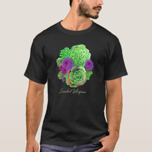 T-shirt Amusant Succulent Whisperer Plante Lover, hommes &