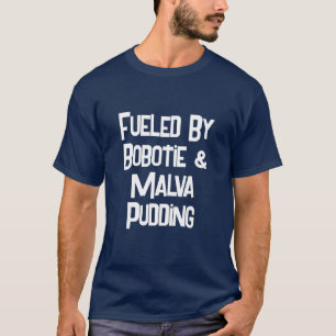 T-shirt Amusant Sud-Africain Alimenté Par Bobotie Hommes