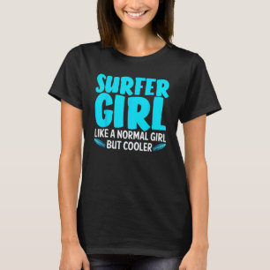 T-shirt Amusant Surfer Girl Design pour femmes Maman Surf