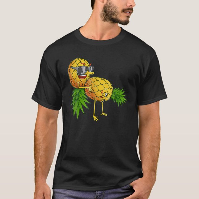 T-shirt Amusant Swinger de l'ananas supérieur (Devant)