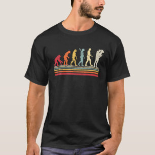 T-shirt Amusant Tuba Player Évolution De Man Vintage Retr