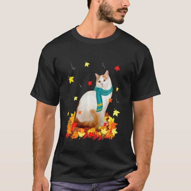 T-shirt Amusant Turc Van Thanksgiving Amoureux des chats d (Devant)