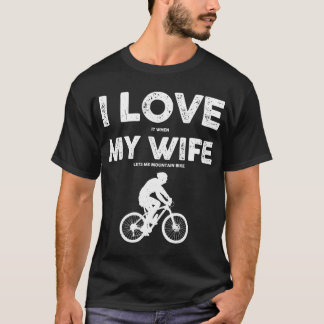 T-shirt Amusant Vélo De Montagne Conception Pour Hommes Pa