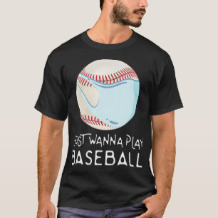 T-shirt Amusant Ventilateur De Baseball Cadeau Je Veux Jus