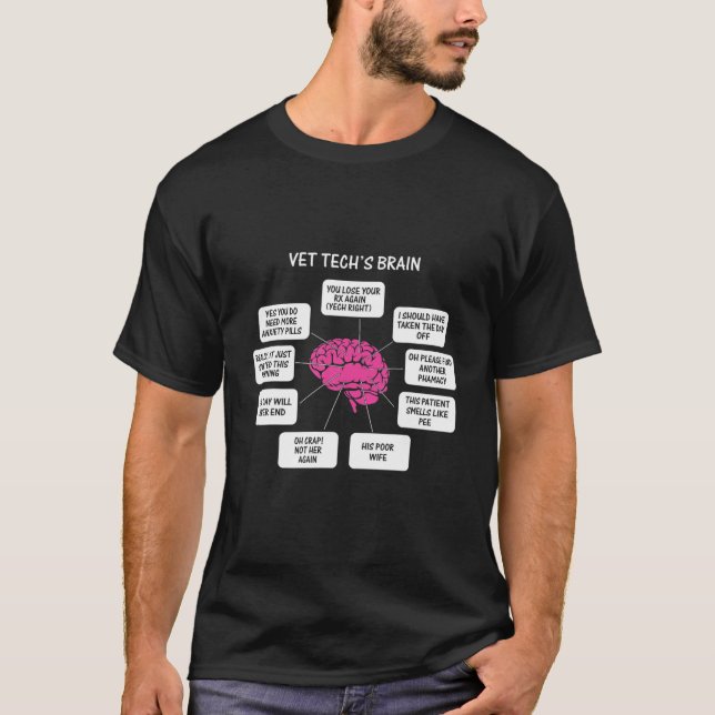 T-shirt Amusant vétérinaire technicien en technologie vété (Devant)