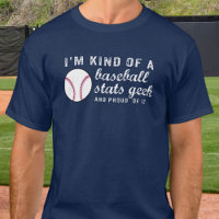 Amusant Vintage Baseball Statistiques Geek Basebal