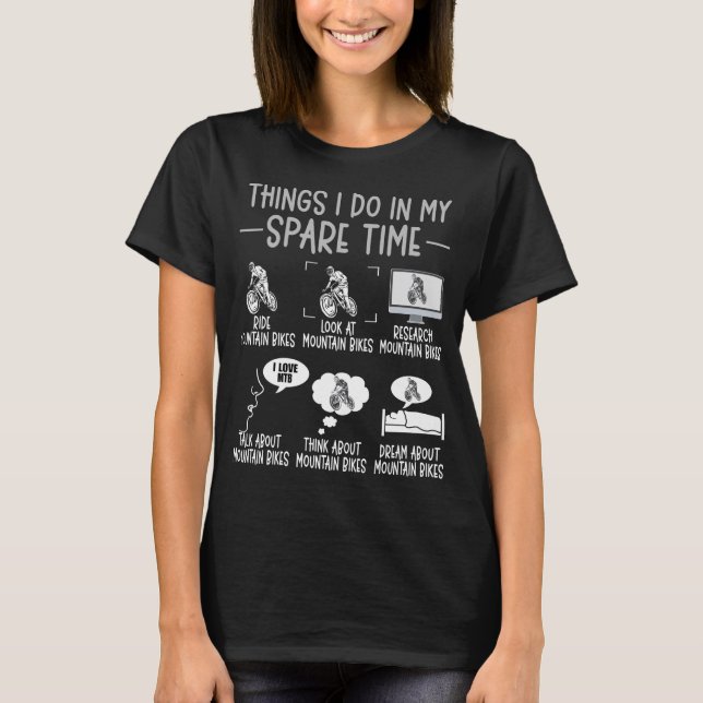 T-shirt Amusant VTT VTT Humour VTT (Devant)