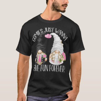 T-shirt Amusant Wedding shower Pun Mignonnes Gnomies Pour