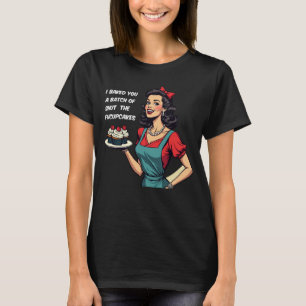 T-shirt Amusante Attitude Sarcastique Rétro Fucupcakes Tee