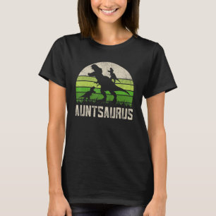 T-shirt Amusante Auntsaurus T Rex Chemises, Dinosaur Aunty