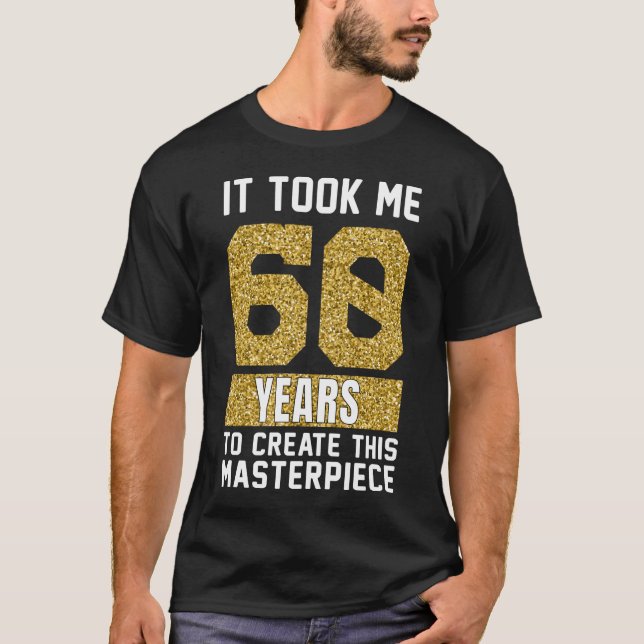 T-shirt Amusante blague de 60 ans, cadeau de sac d'anniver (Devant)