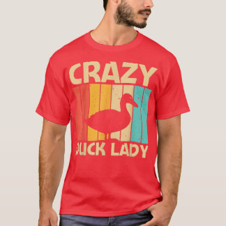 T-shirt Amusante Conception De Canard Pour Femmes Filles C
