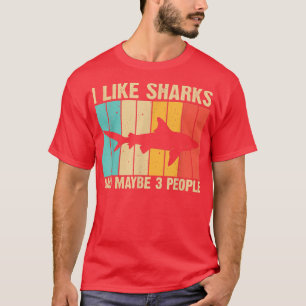 T-shirt Amusante conception de requin pour enfants Hommes
