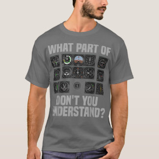 T-shirt Amusante Conception Pilote Pour Hommes Femmes Avio