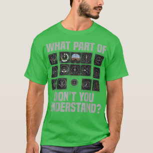 T-shirt Amusante Conception Pilote Pour Hommes Femmes Avio