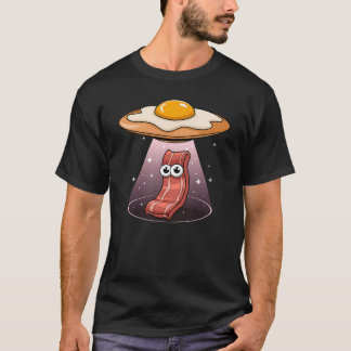 T-shirt Amusante enlèvement de bacon par Oeuf OVNI Mignonn