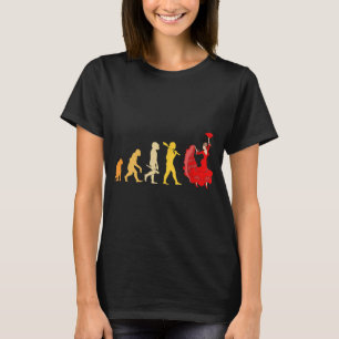 T-shirt Amusante évolution de la danse espagnole Flamenco