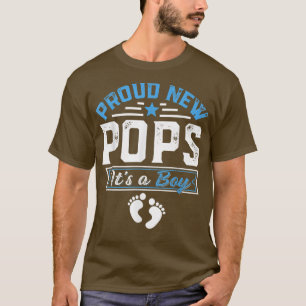 T-shirt Amusante Famille Fière Nouveaux Pops C'est Un Garç
