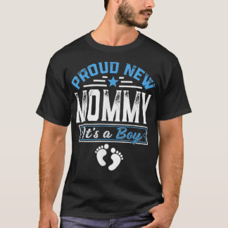 T-shirt Amusante Famille Fière Nouvelle maman C'est un gar