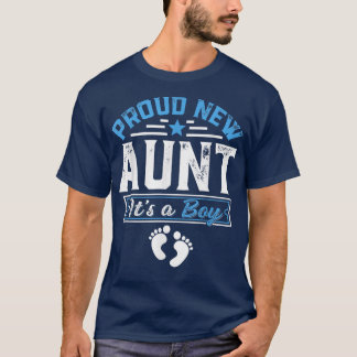 T-shirt Amusante Famille Fière Nouvelle Tante C'est Un Gar