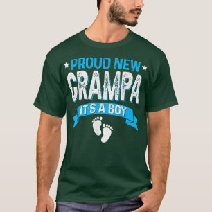 T-shirt Amusante Famille Genre Révéler Fier Nouveau Grampa