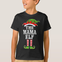 Amusante Famille Matching La Mama Elf Christmas Co