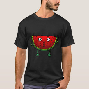 T-shirt Amusante Fond De Pastèque Pour Hommes Femmes Agric