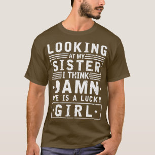 T-shirt Amusante Gag Joke Frère Sarcastique