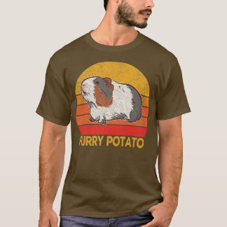 T-shirt Amusante Guinée Cochons Lover Wheek Furry Pomme de