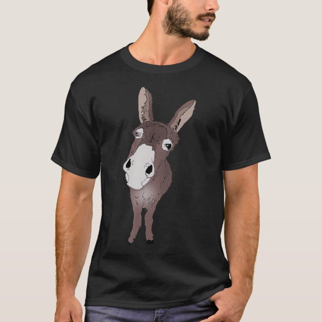 T-shirt Amusante idée cadeau Donkey pour les ânes mignons (Devant)