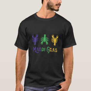 T-shirt Amusante langouste Happy Mardi Gras