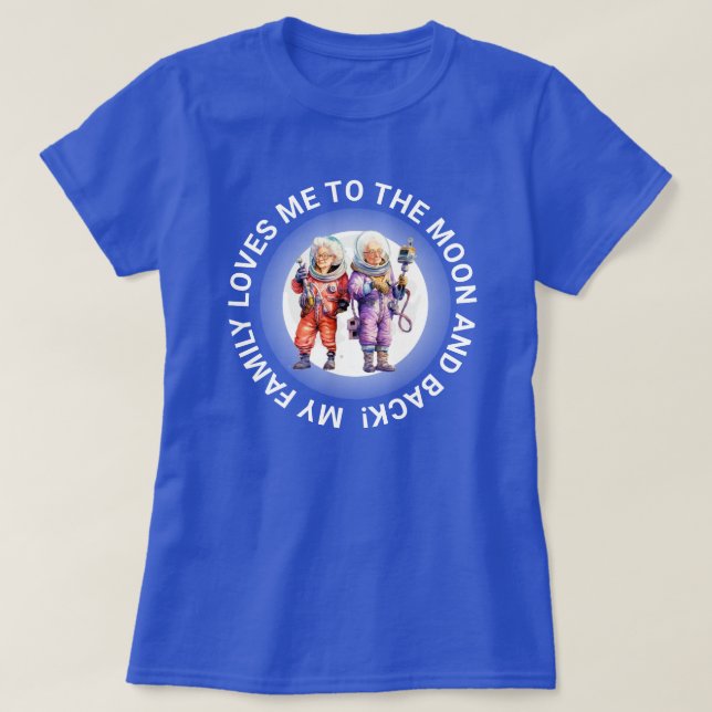 T-shirt Amusante mamie (Design devant)