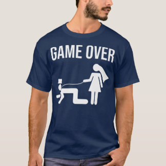 T-shirt Amusante Mariée Groom Bachelor Mariage Bachelorett