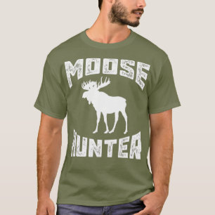 T-shirt Amusante Moose HunterCool Hunting Bull Idée ca