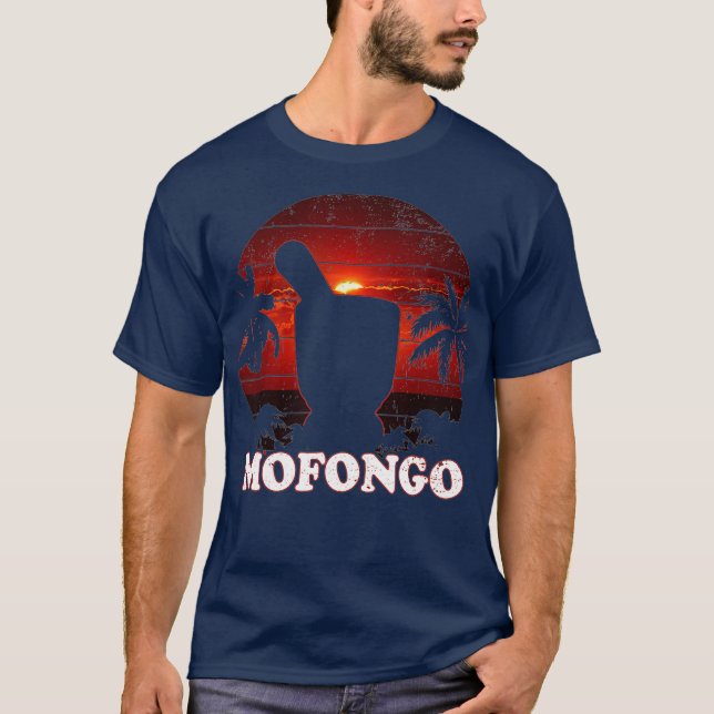 T-shirt Amusante nourriture portoricaine Mofongo Pilon Pal (Devant)