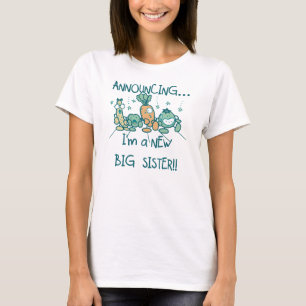 T-shirt Amusante nouvelle grande soeur Légume