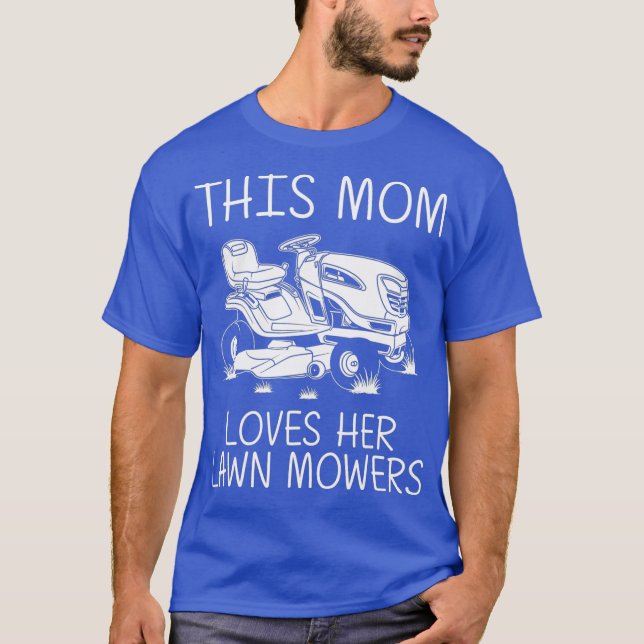 T-shirt Amusante Pelouse Mowing Cadeau Maman Femmes Lawn M (Devant)