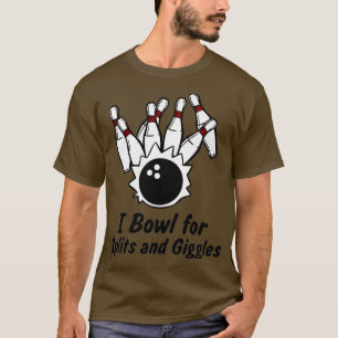 T-shirt Amusante Ruelle De Bowling Splings Giggles T