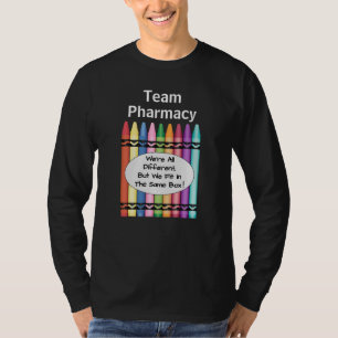 T-shirt Amusante Technicienne en pharmacie Équipe de chemi