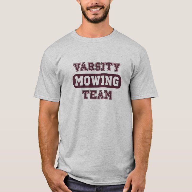 T-shirt Amusante tonte de pelouse (Devant)