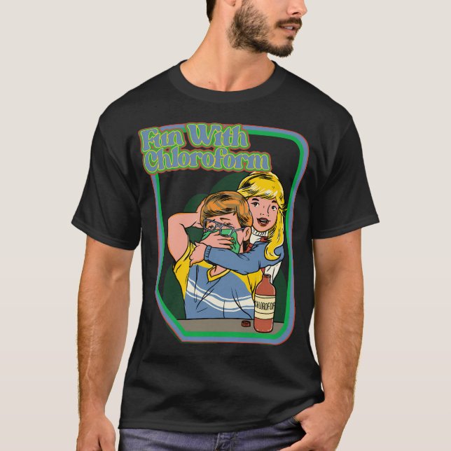 T-shirt Amusants Avec Chloroforme Humour foncé Humour (Devant)