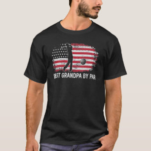 T-shirt Amusants Best Grandpa By Par Fête des pères Golf A