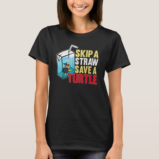 T-shirt Amusants Économisez Un Équipement De Tortue Pour A (Devant)