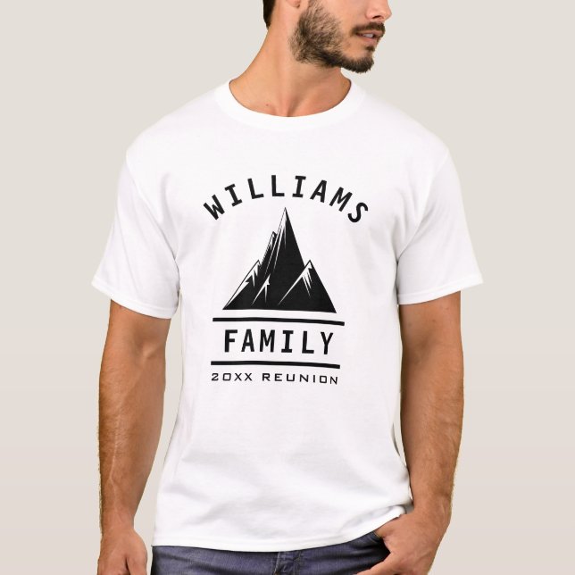 T-shirt Amusants Famille Réunion Camping Nature Été Vacanc (Devant)