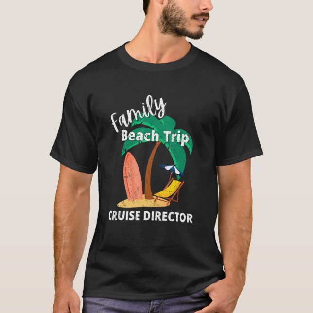 T-shirt Amusants Matching Family Beach Road Trier Cool Cru (Devant)