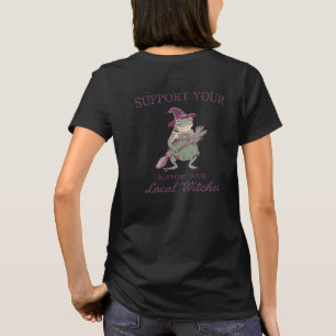 T-shirt Amusants Soutien Vos Sorcières Locales Toad