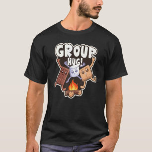 T-shirt Amuse S'mores Camping Pompiers Montagnes Vacances