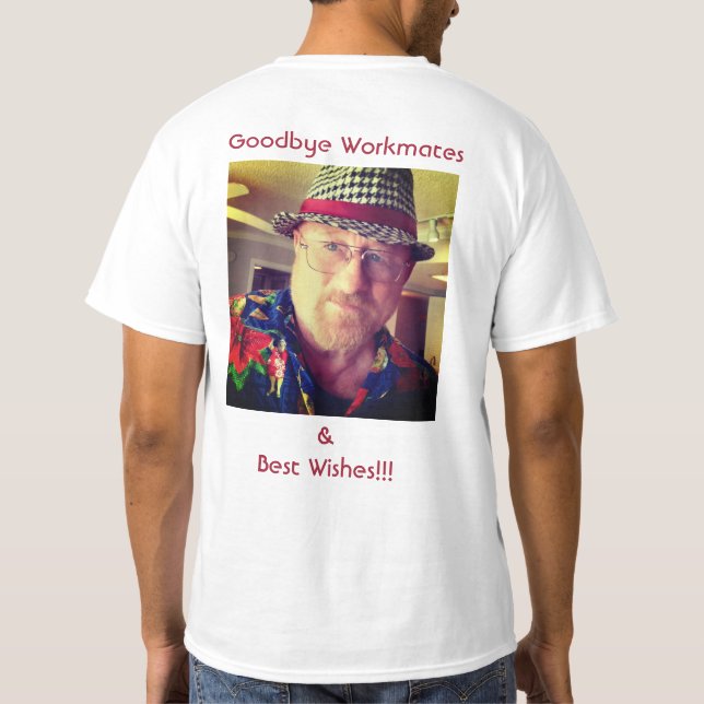 T-shirt Amusement à la retraite ou à l'avis de travail (Dos)
