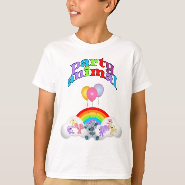 T-shirt Amusement animal de fête (Devant)