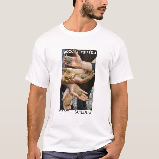 T-shirt Amusement avec la pièce en t de la terre (Devant)